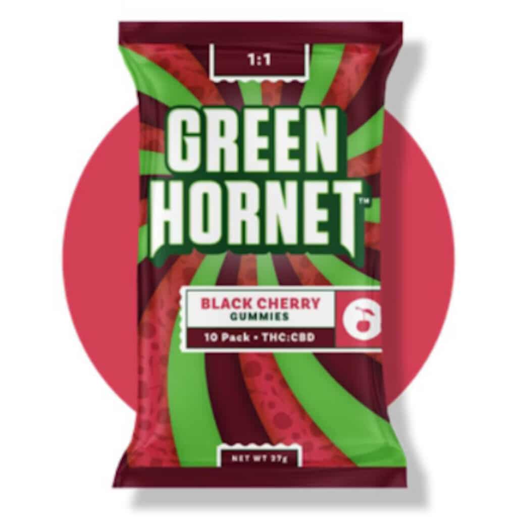 Green Hornet Black Cherry Gummies Product Image